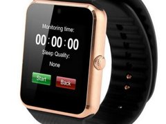 Smartwatch cu Telefon iUni GT08s Plus, Camera, BT, 1.54 inch , Gold